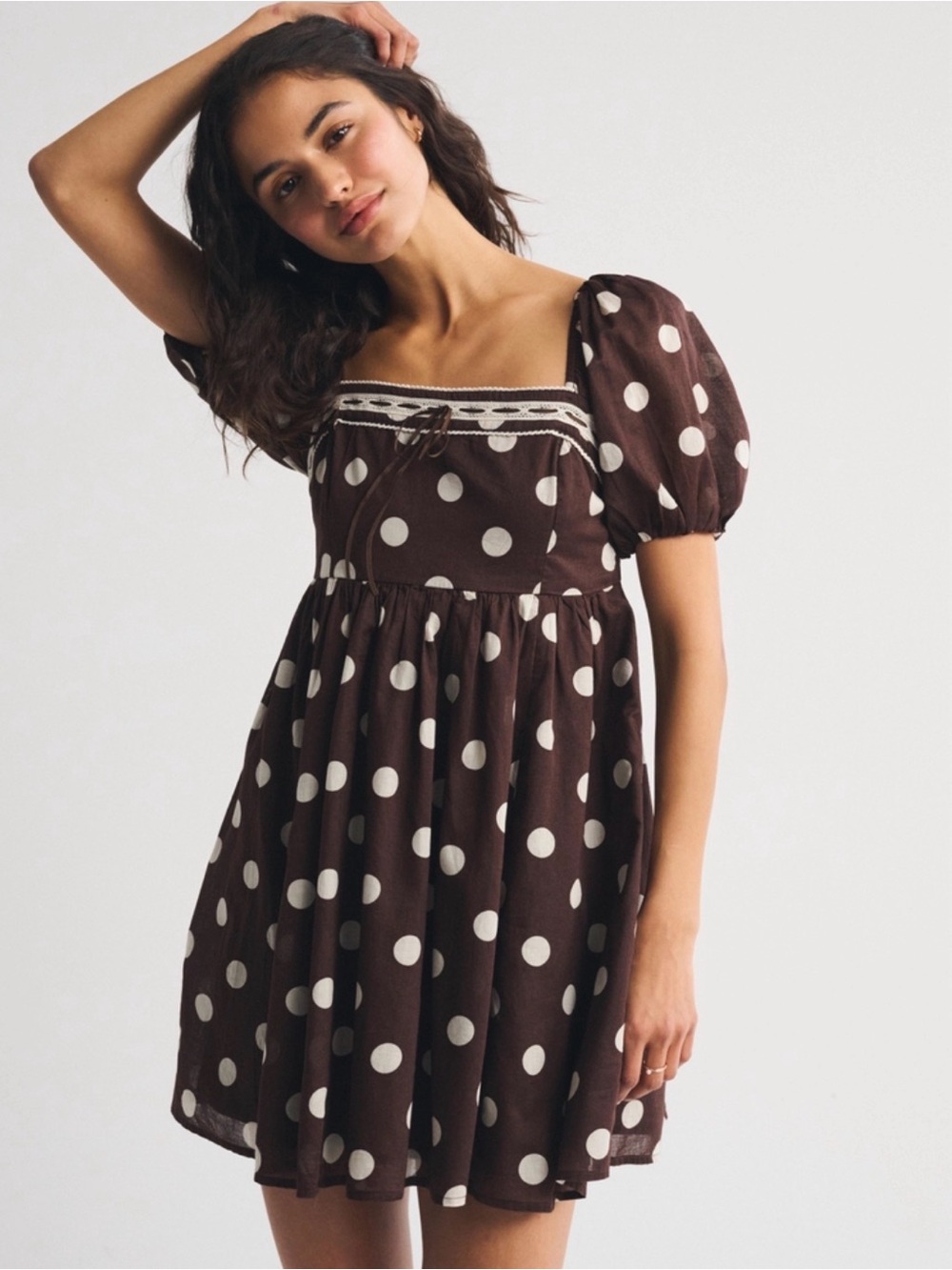 A&F Emerson Puff Sleeve Mini Dress